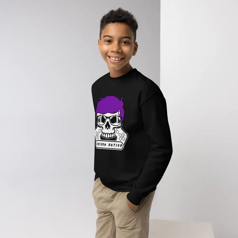 Enigma Nation Gildan Youth Crew Neck Sweatshirt (PRINTED) product image (3)