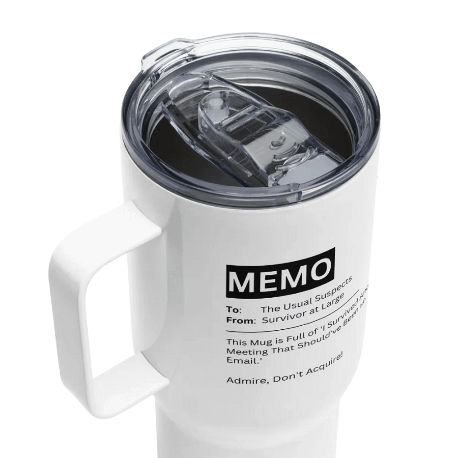 Office Meeting Survivor's Travel Mug product image (5)