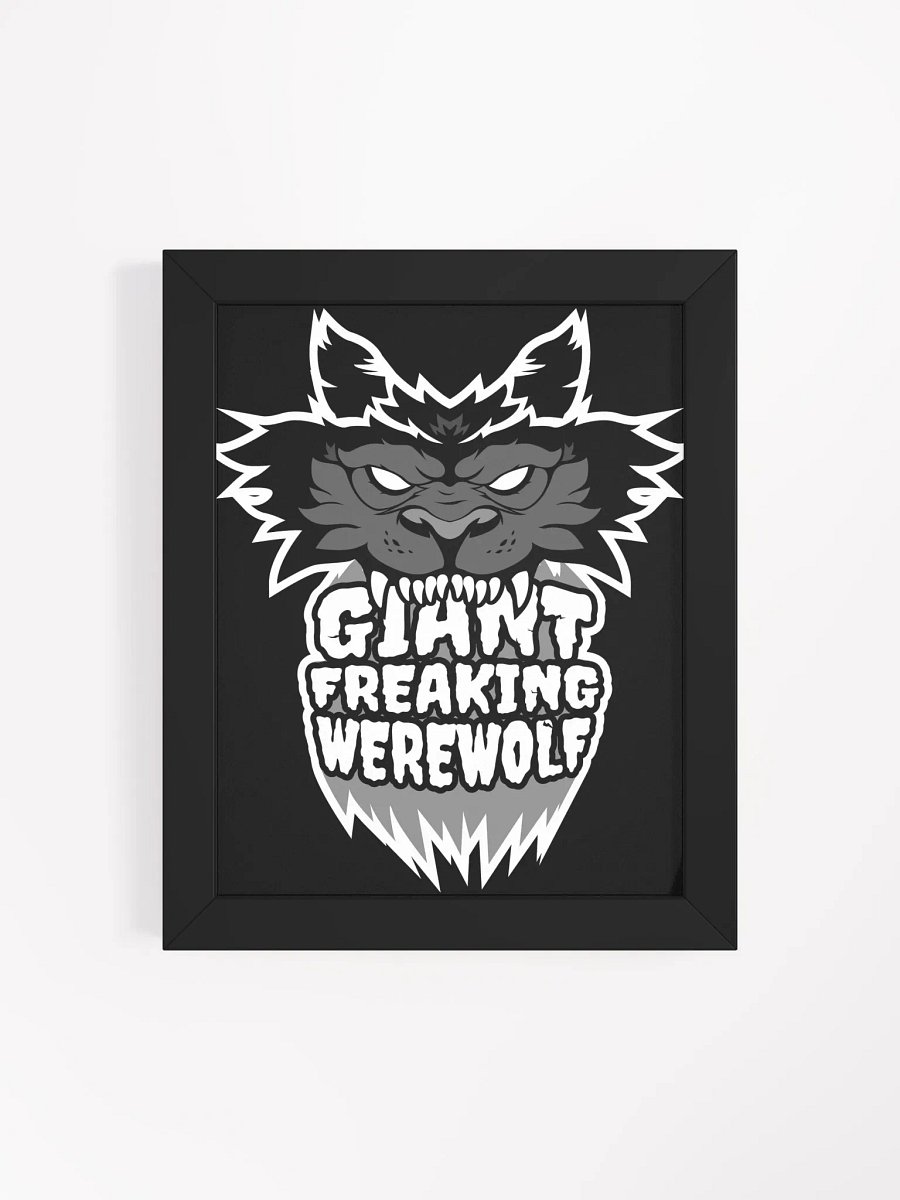 Giant Freaking Werewolf Stylized Matte Poster product image (14)