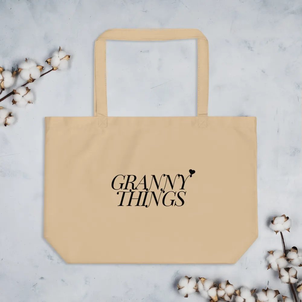 Granny Things Organic Canvas Tote product image (3)