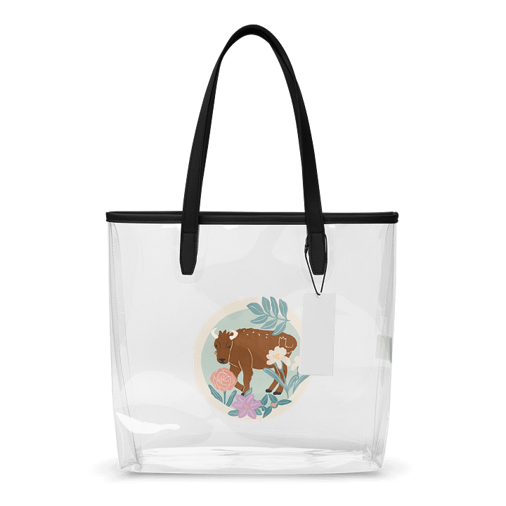 Bison transparent tote bag product image (1)