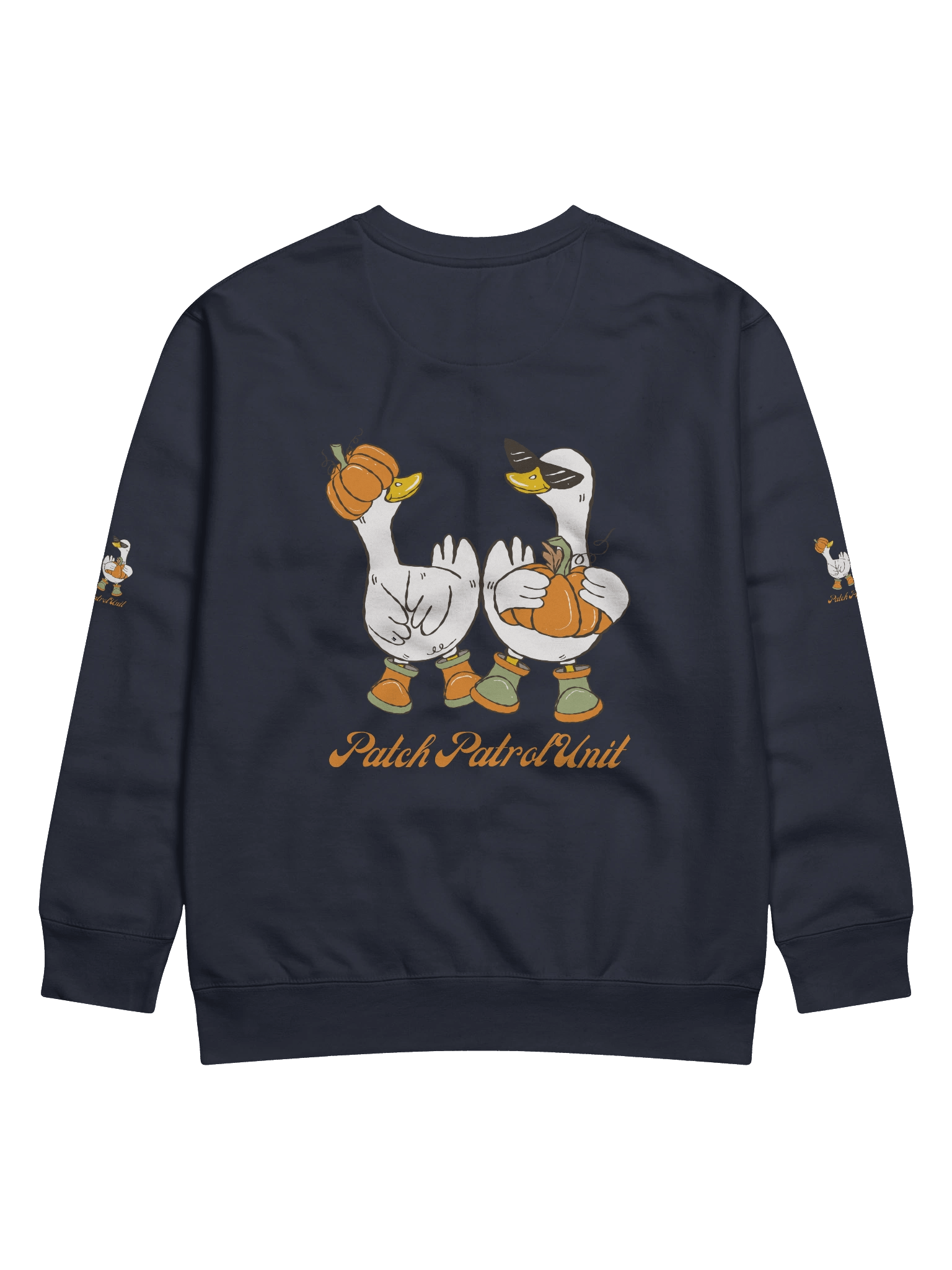 Patch Patrol Unit Pumpkin Duck Graphic Sweatshirt product image (38)
