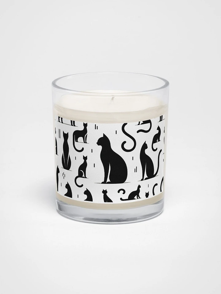 Soy Wax Candle In A Clear Glass Jar product image (1)