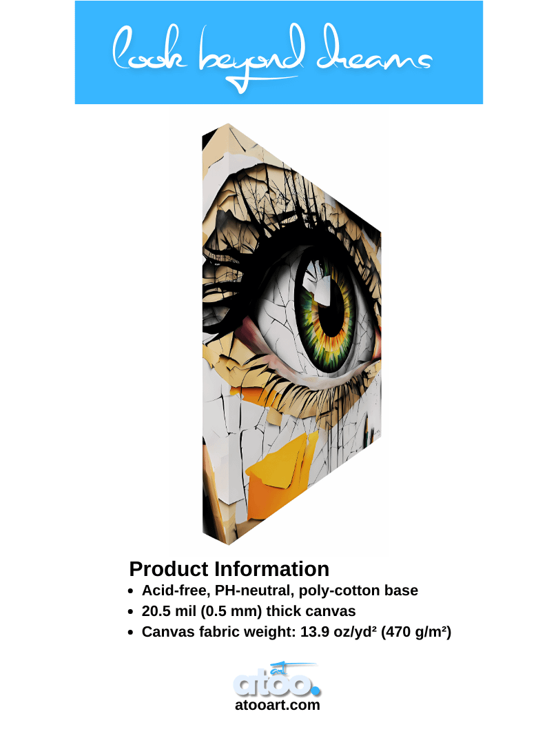 Paper Collection | Depths of the Eye | Canvas Art Painting product image (7)
