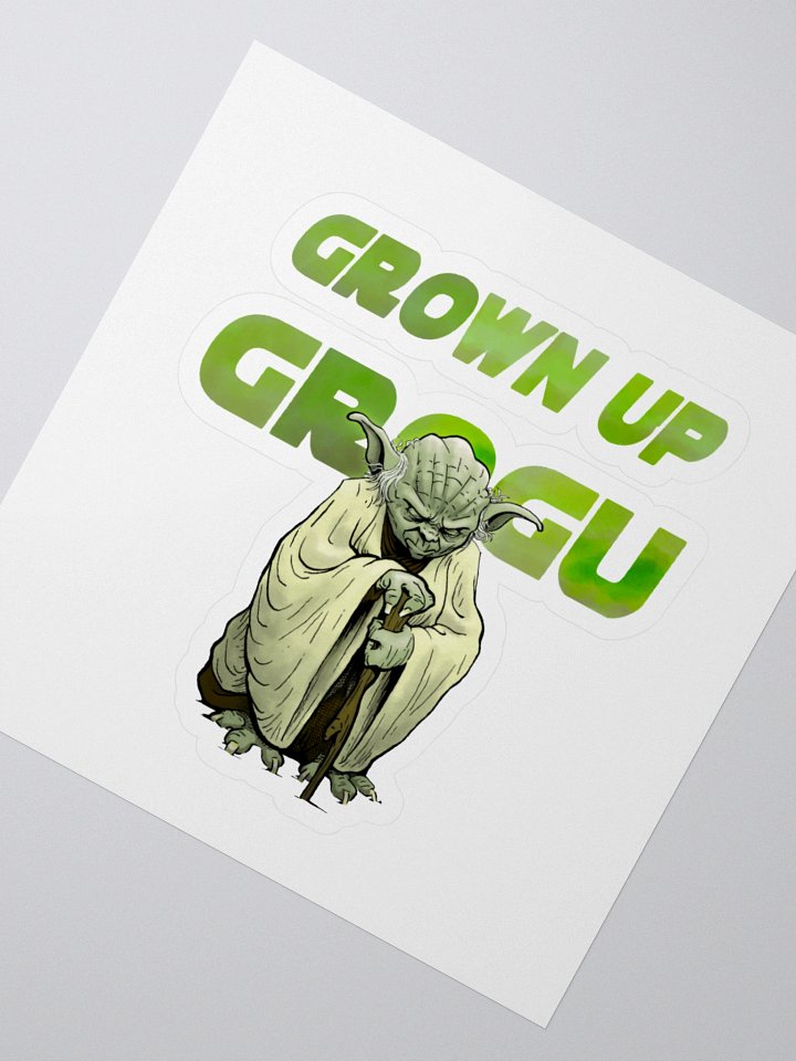 Grown Up Grogu Sticker product image (2)