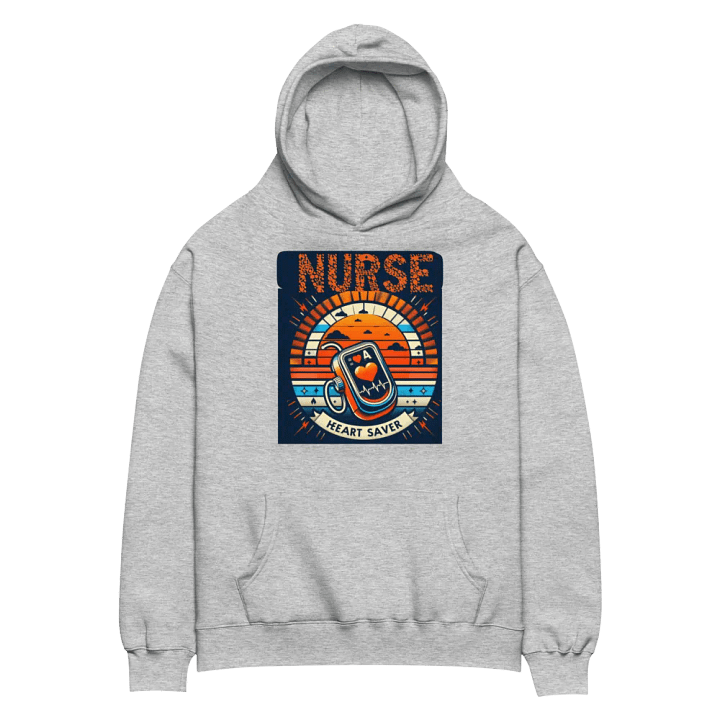 Heart Saver Nurse Graphic Hoodie product image (12)
