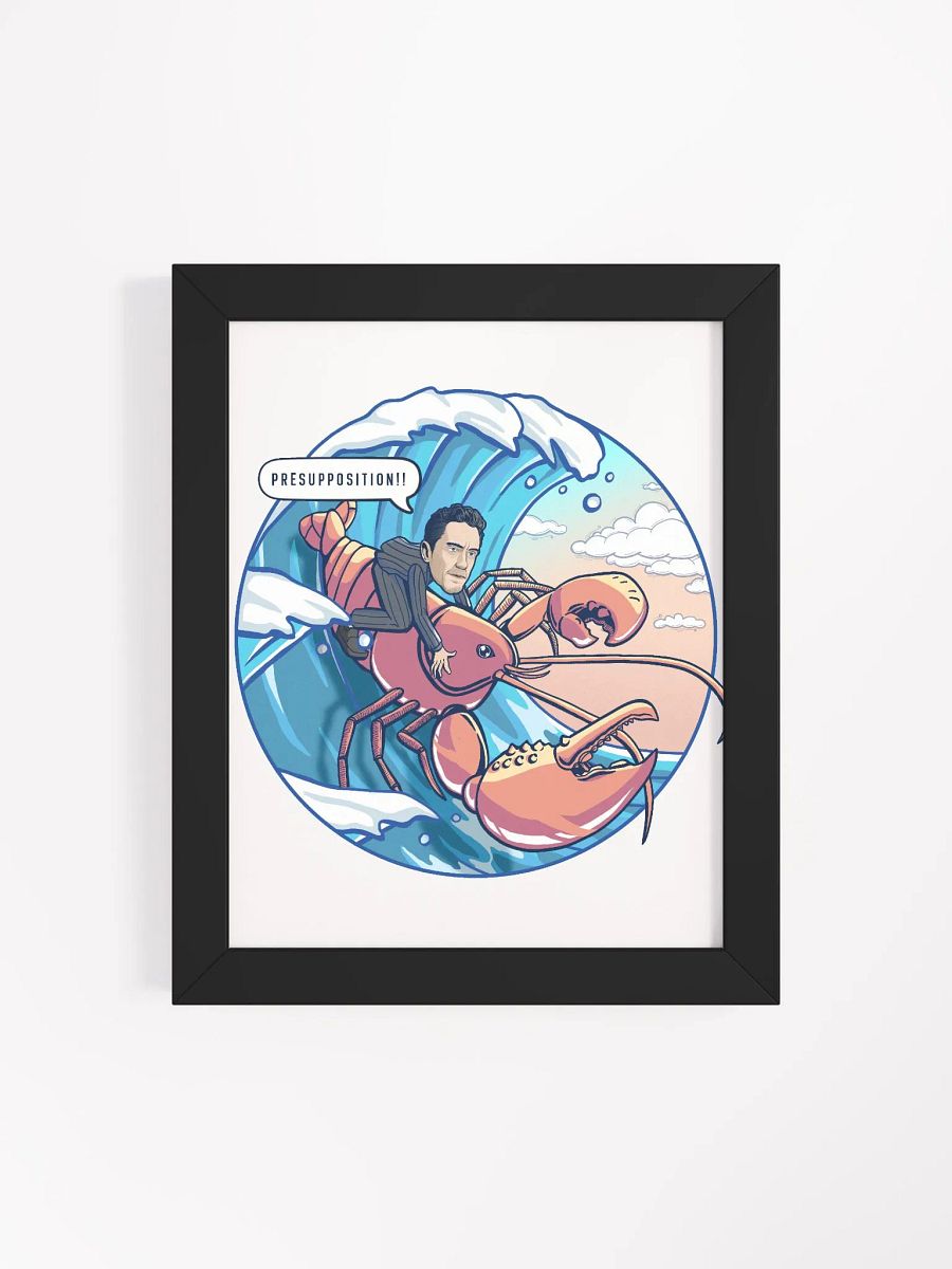 Jordan Peterson's Ride of Presupposition Framed Poster product image (37)