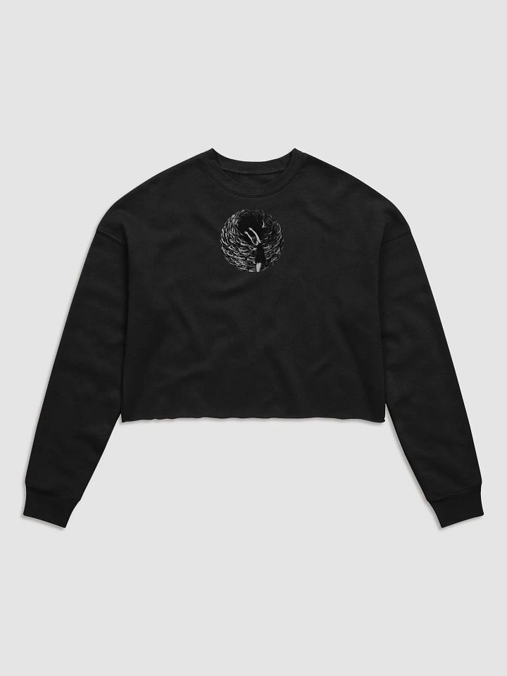 Kawaiikitten Exclusive Premium YogaCo Women's Fleece Crop Sweatshirt product image (1)