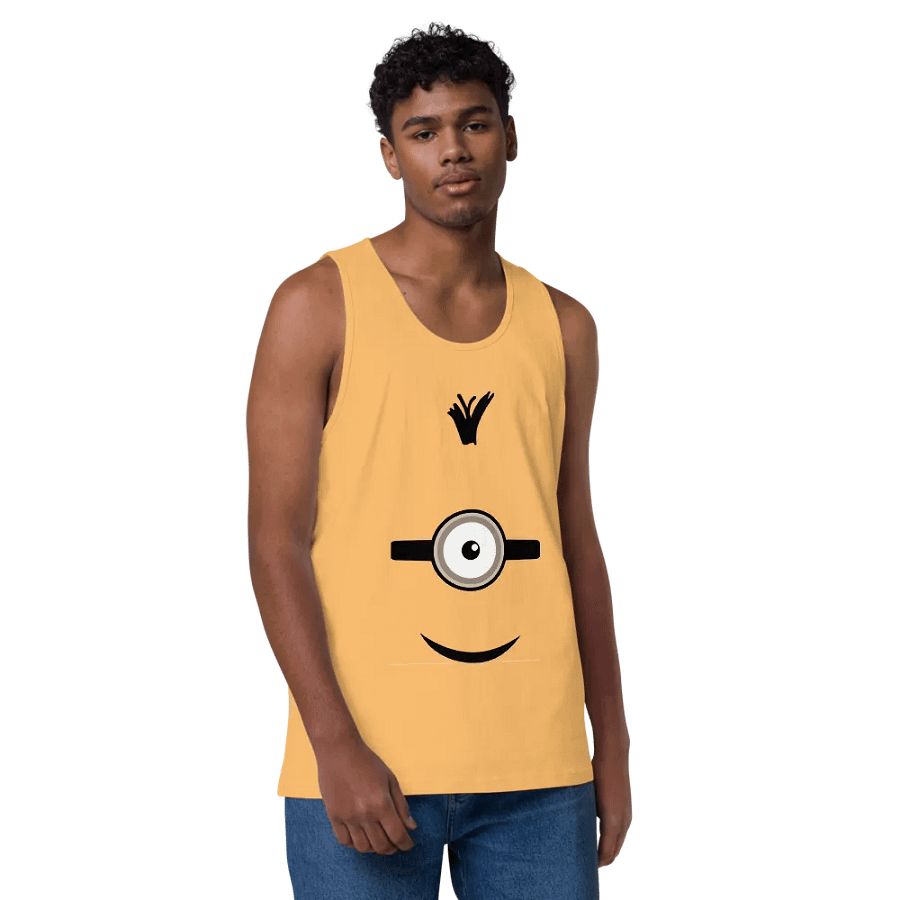 Minions Face Tank Top product image (6)