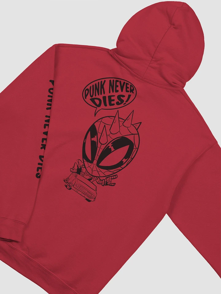 Punk Never Dies - Hoodie (white and red) product image (3)