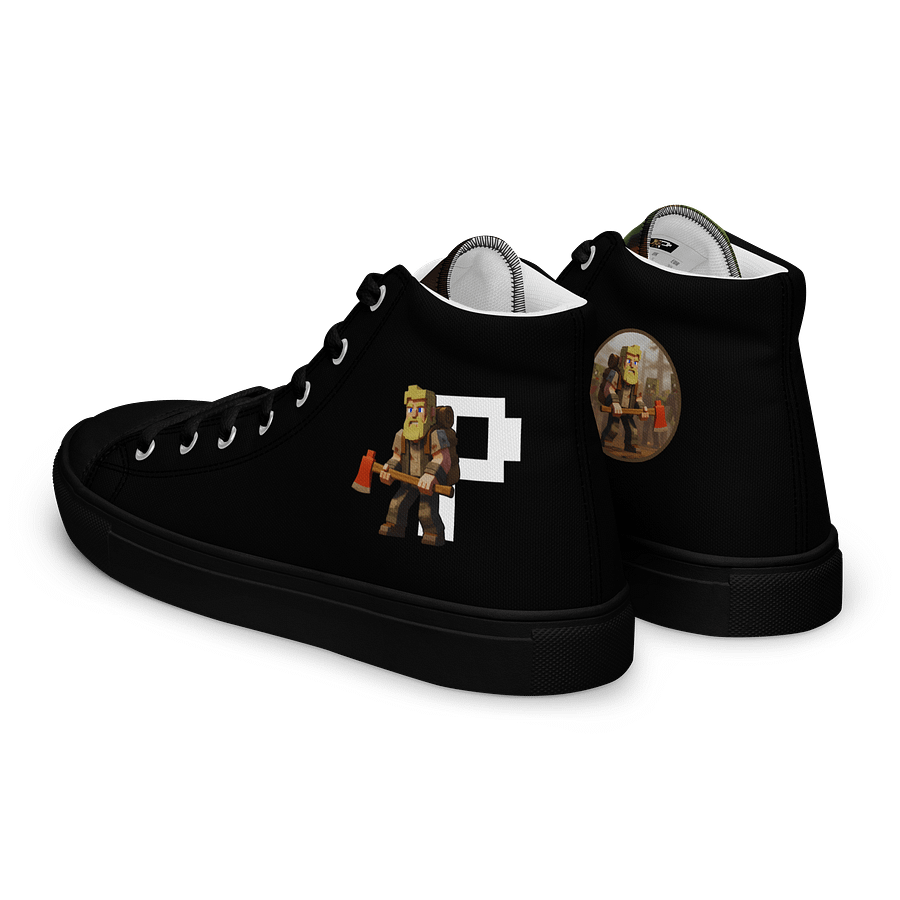 Patient PixelZ High Tops (Black Out) Womens product image (7)