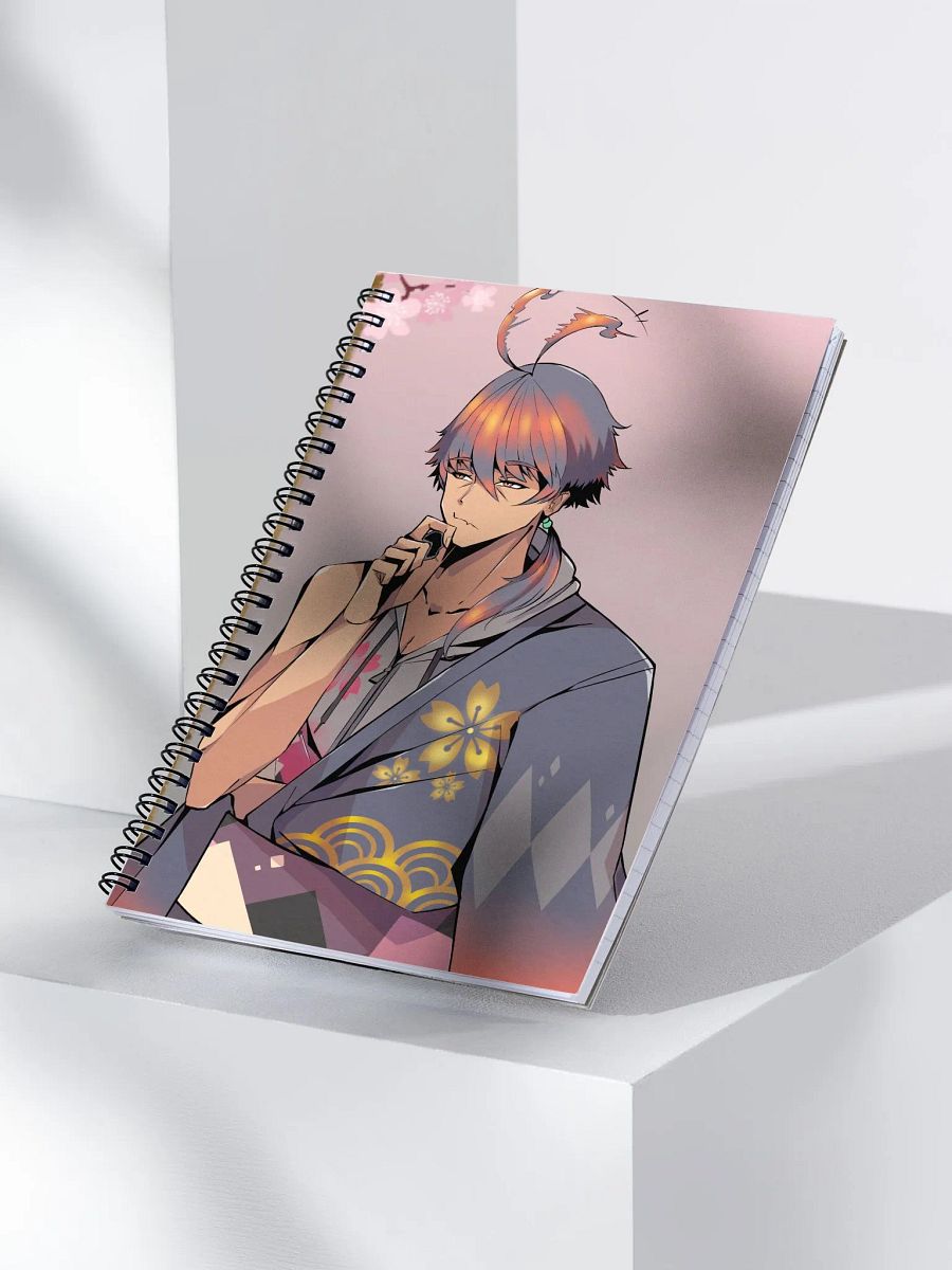 Big Brain Hiro - Spiral Notebook Ruled Line product image (4)