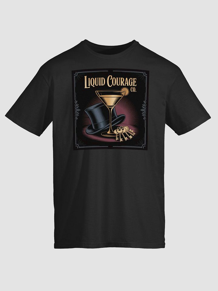 Liquid Courage Vintage Martini T-Shirt product image (1)