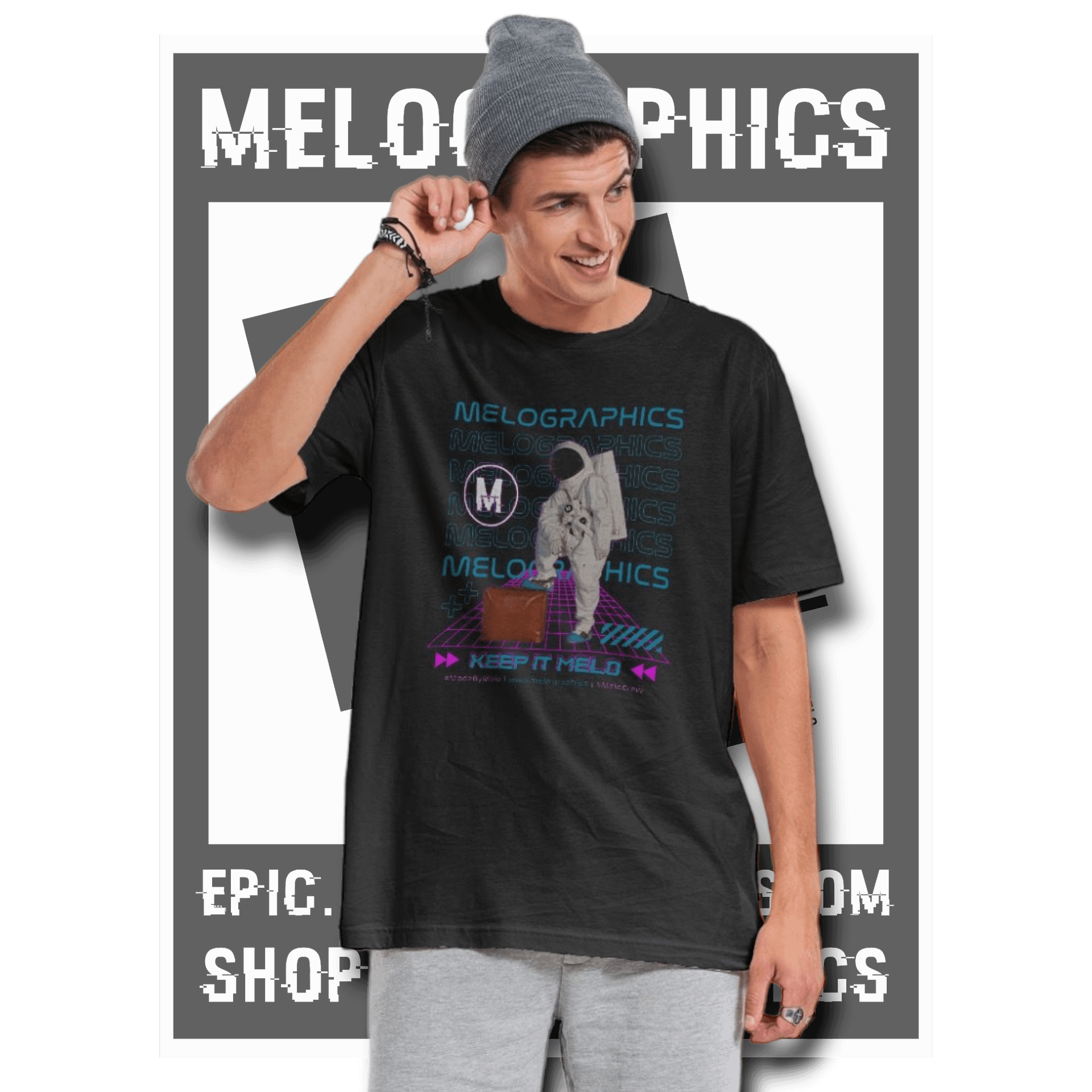 Keep it Synthwave - Classic T-Shirt | #MadeByMELO product image (1)