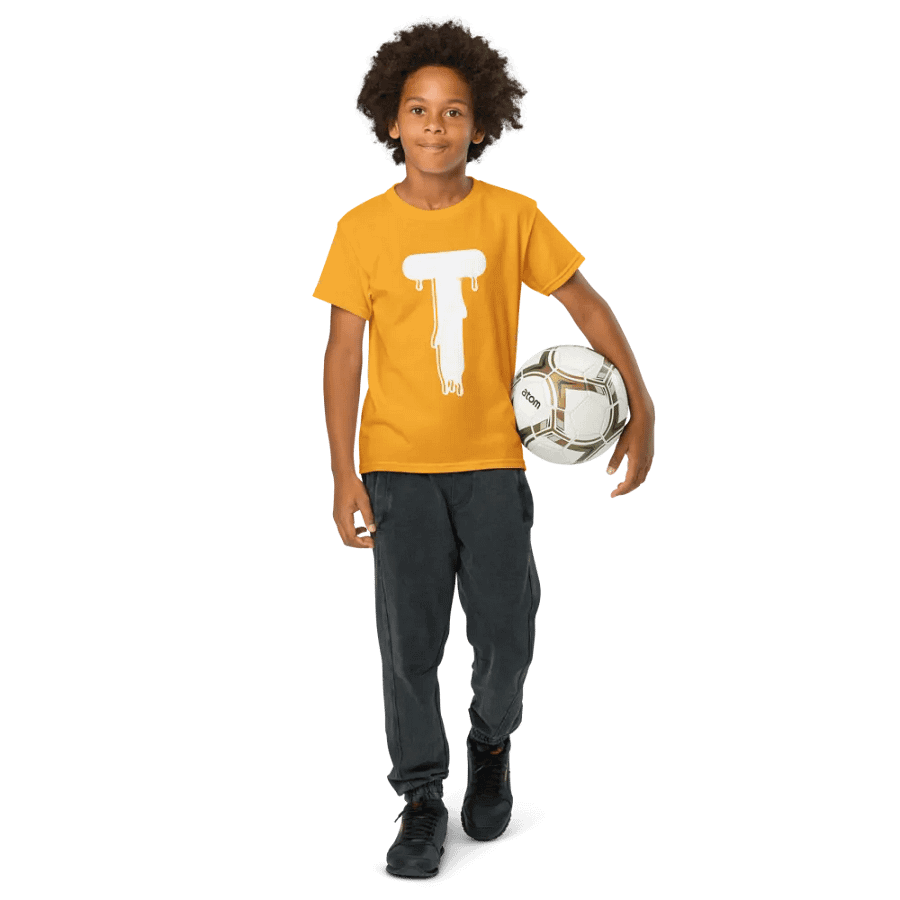 Melting Alphabet | Letter T | Youth Sports Tee product image (40)