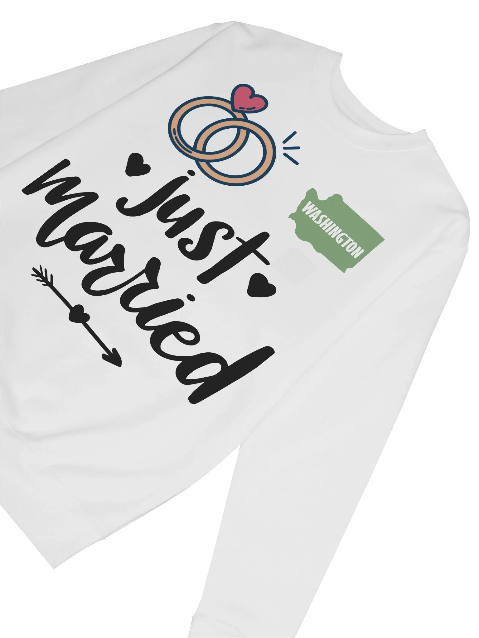 Washington *Just Marriedl* Premium Americana Crew product image (6)