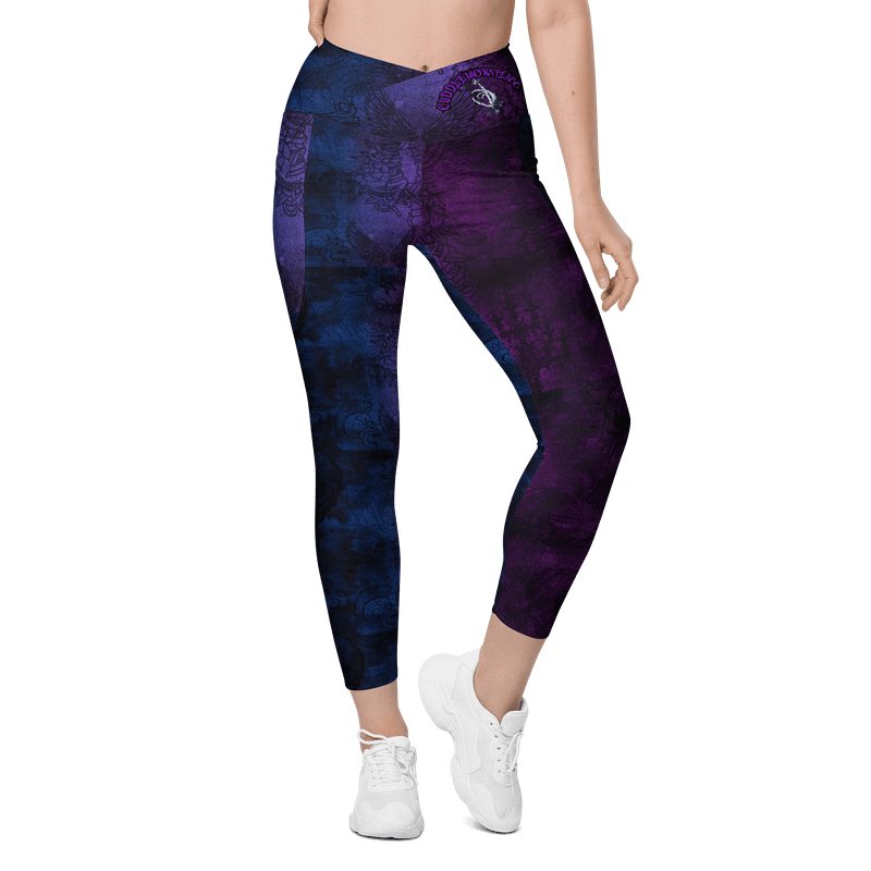 CuddleMonster86 Skeleton Logo Leggings