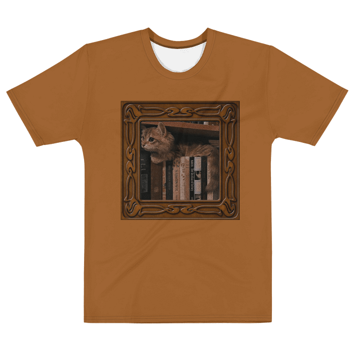 LIBRARY CAT T SHIRT product image (1)