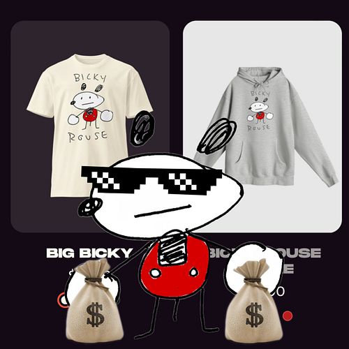 Bicky merch released. Let's get these crumbs! Link in bio.