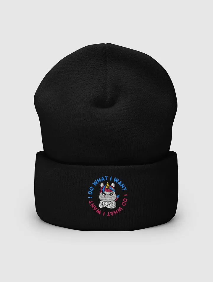 I DO WHAT I WANT beanie product image (1)
