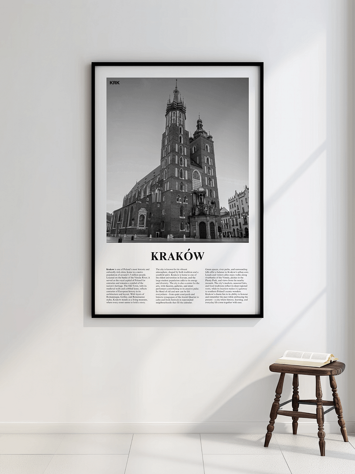 Krakow 01 Newspaper Poster product image (2)