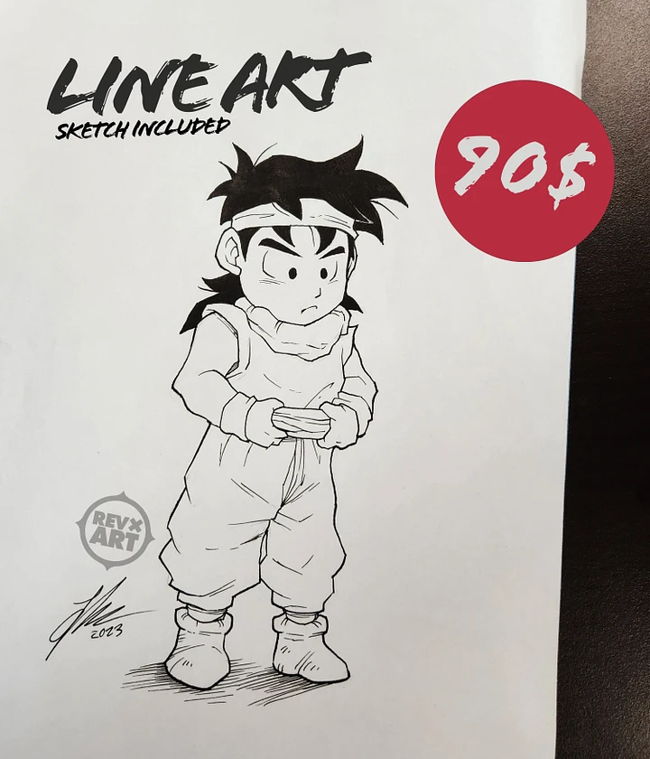 Line Art Commission product image (1)