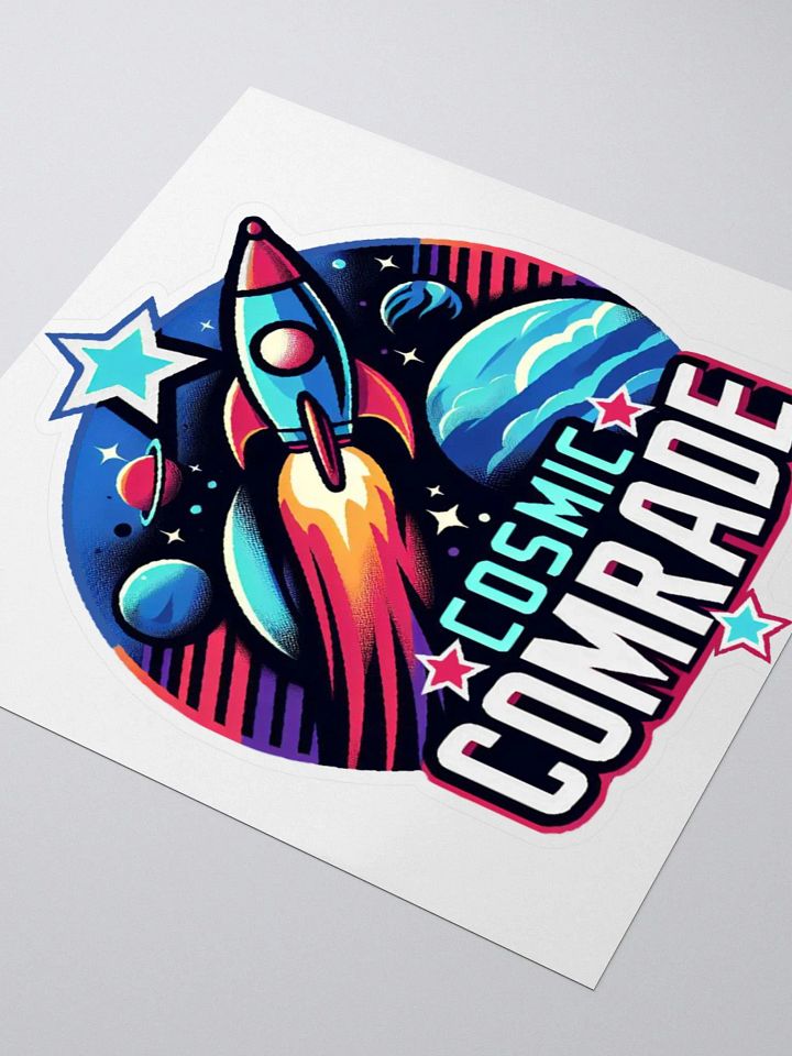 Cosmic Comrade Sticker product image (1)