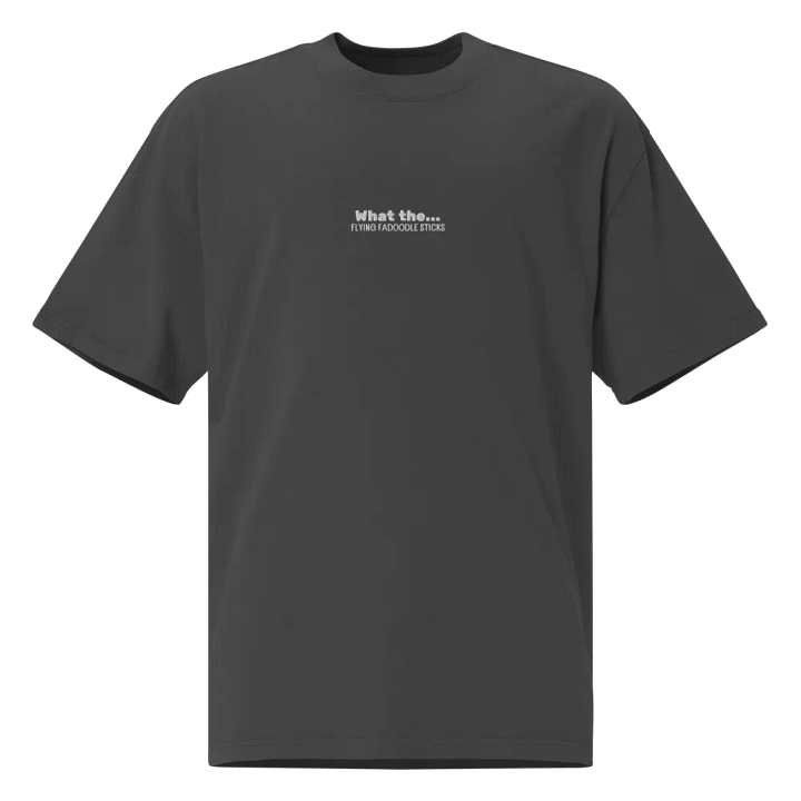 What the... Oversized Tee - White Embroidery product image (1)