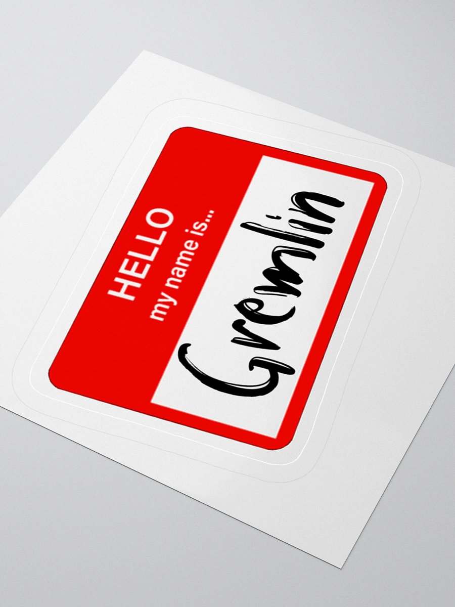 Hello, my name is... Sticker product image (8)
