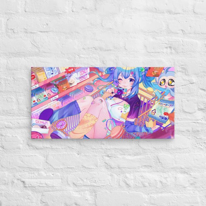 Tuna Goes Shopping! Canvas Print product image (2)