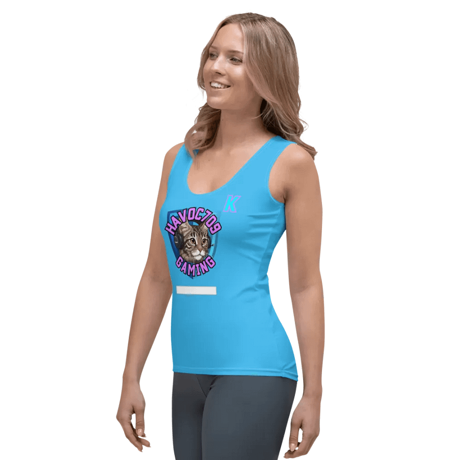 Kitty Krew Ladies 1 Plate Tank Top [blue] product image (3)