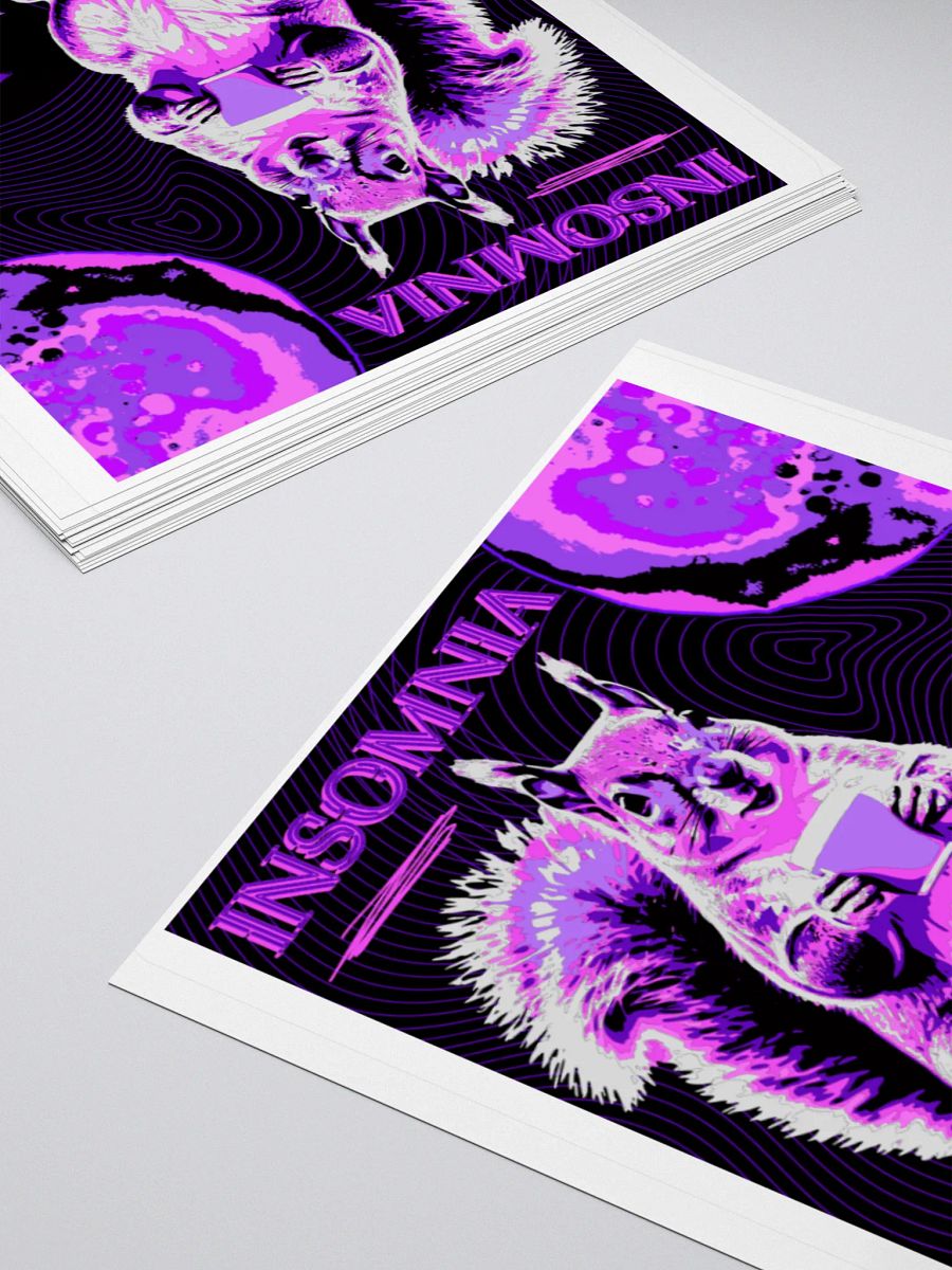 Insomnia Squirrel Kiss Cut Stickers product image (10)