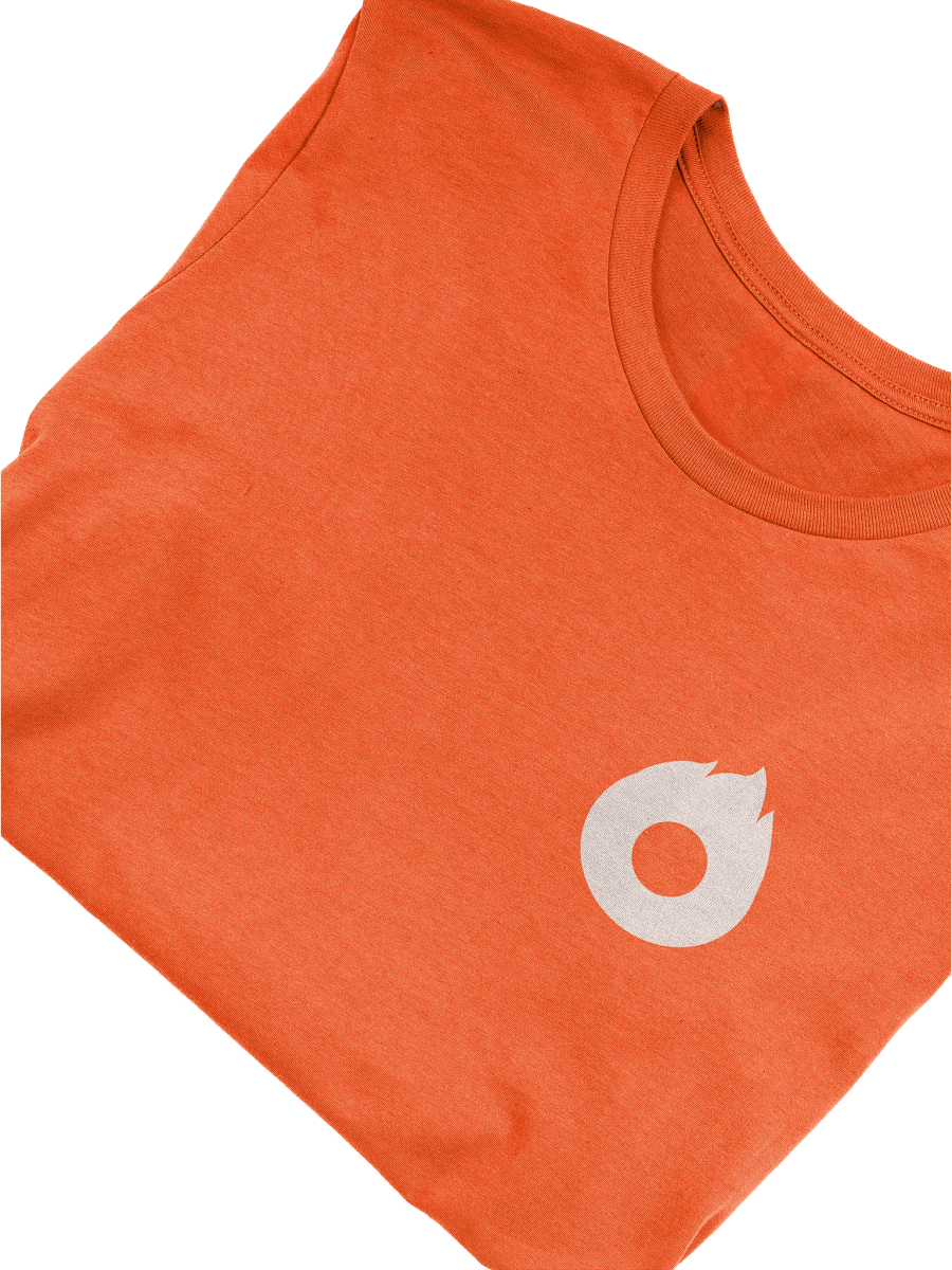 Slow Burn Flame Tee - White product image (1)