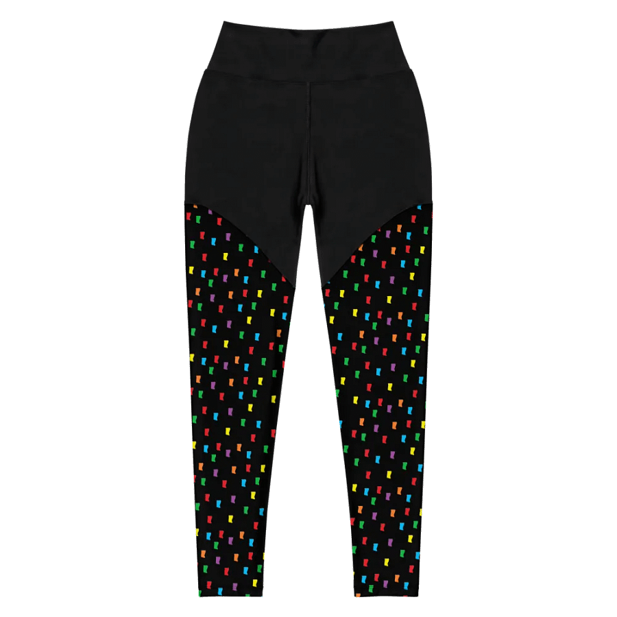 Confetti All-Over Print Sports Leggings product image (4)