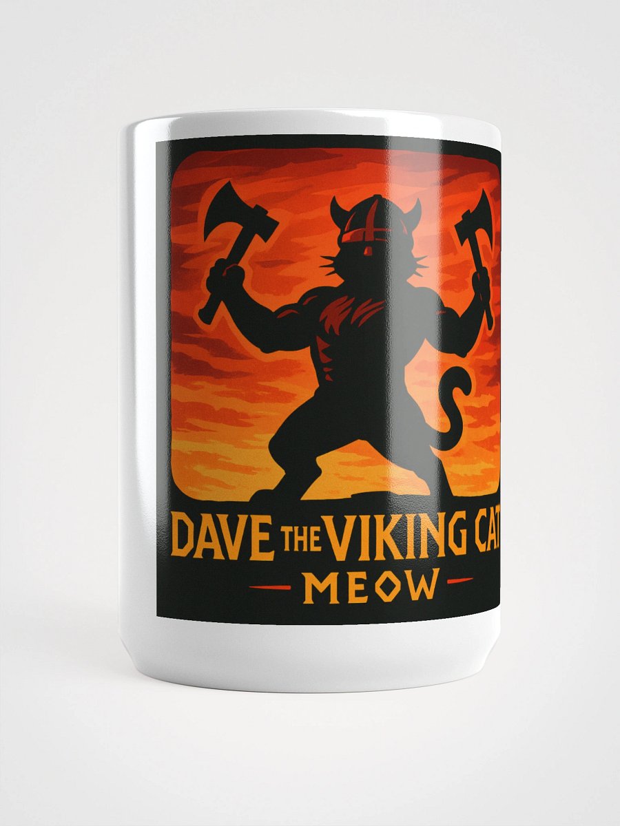 Dave the Viking Cat Axes Sunset Mug product image (5)
