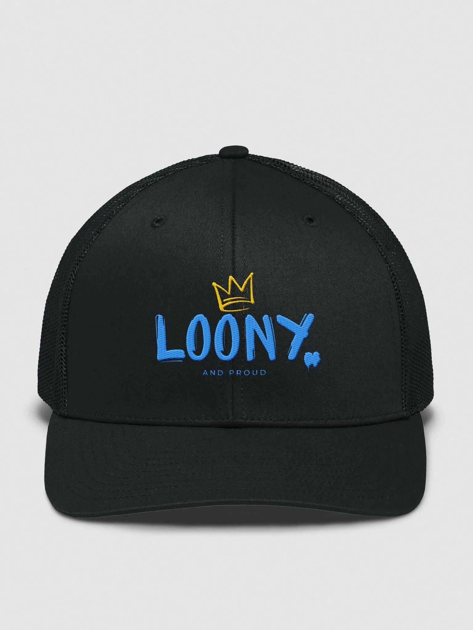 Loony & Proud embroidered trucker hat product image (6)