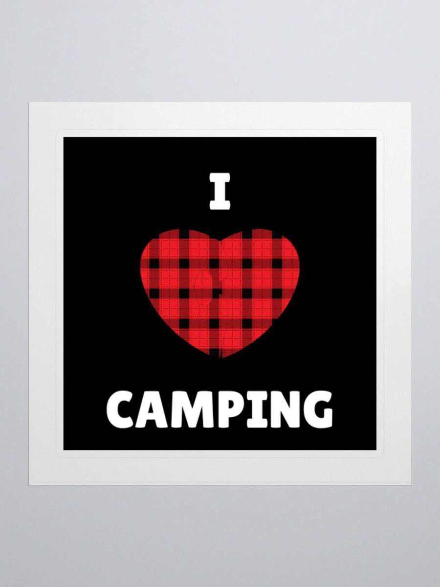I Love Camping Sticker product image (1)