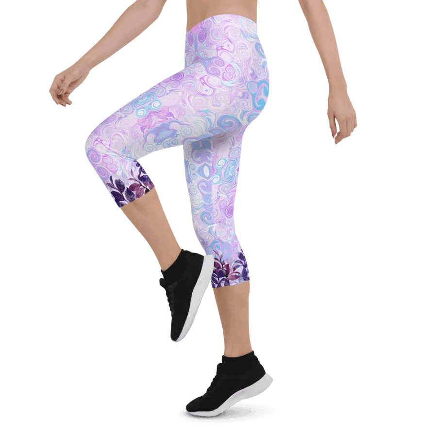 Pastel Whimsy Capri Leggings product image (4)