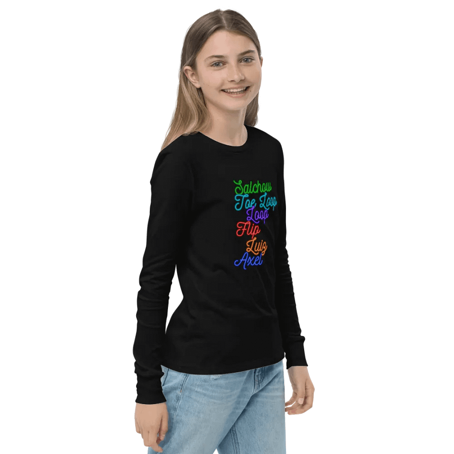 Neon Skate Jumps Youth Tee product image (4)