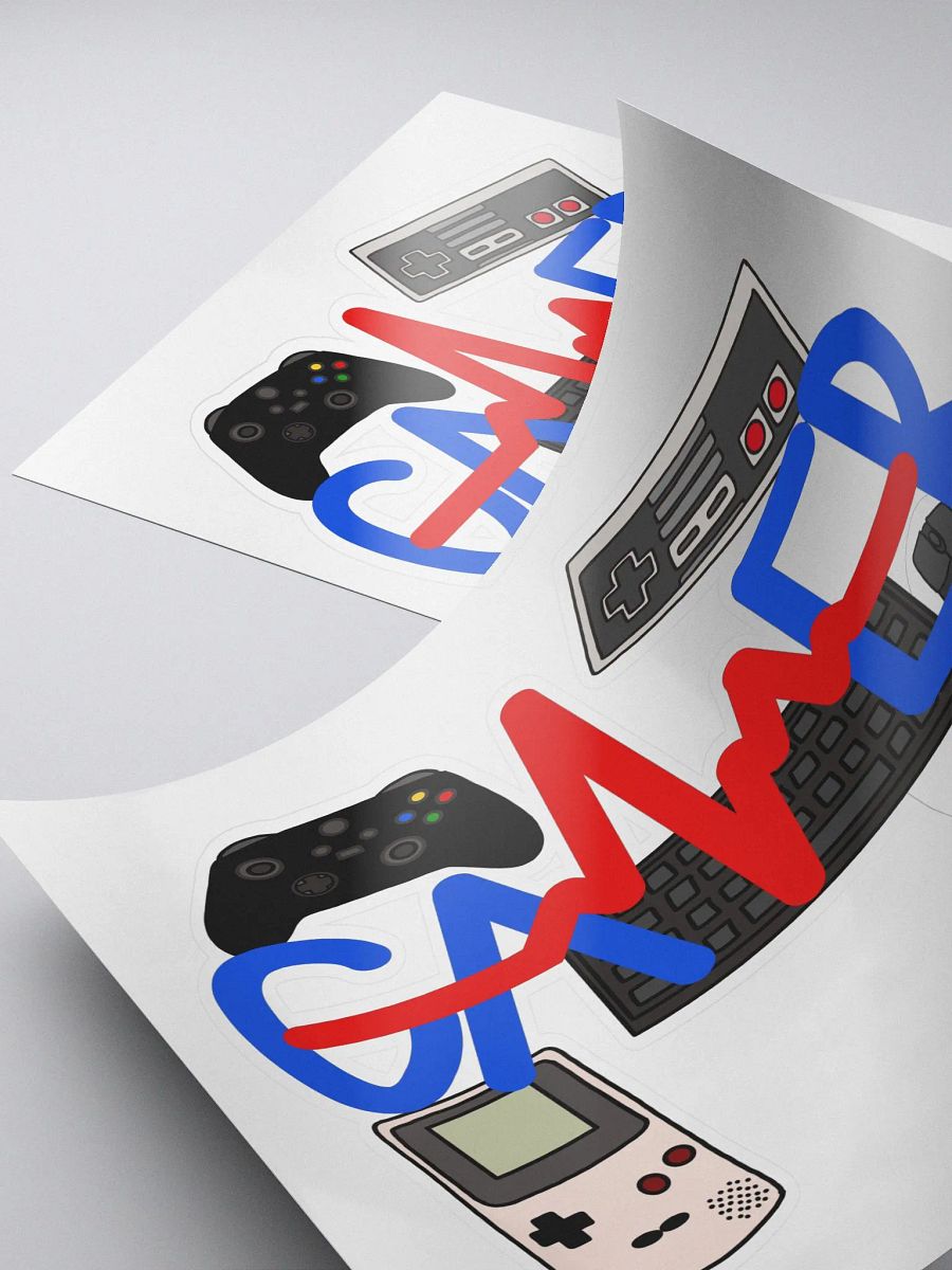 Gamer Kiss Cut Sticker product image (4)