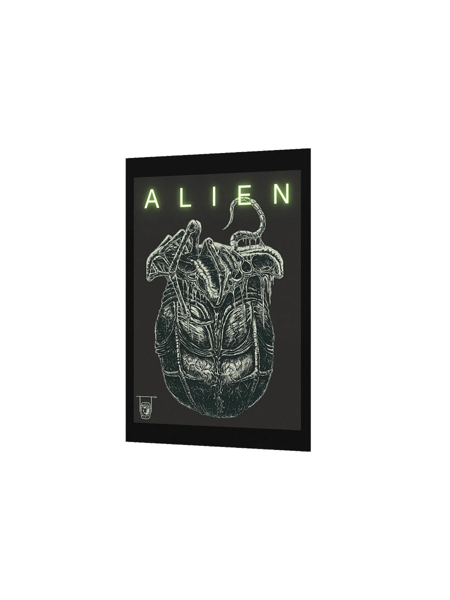 The Alien- Art Print 2/2 product image (3)