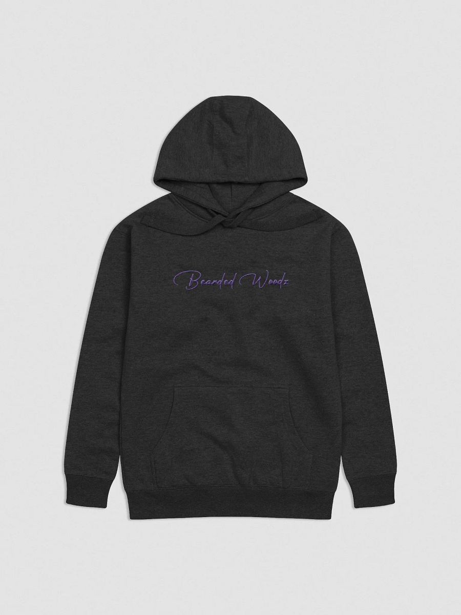 Men's Bearded Woodz Signature Hoodie (Purple Embroidery) product image (1)