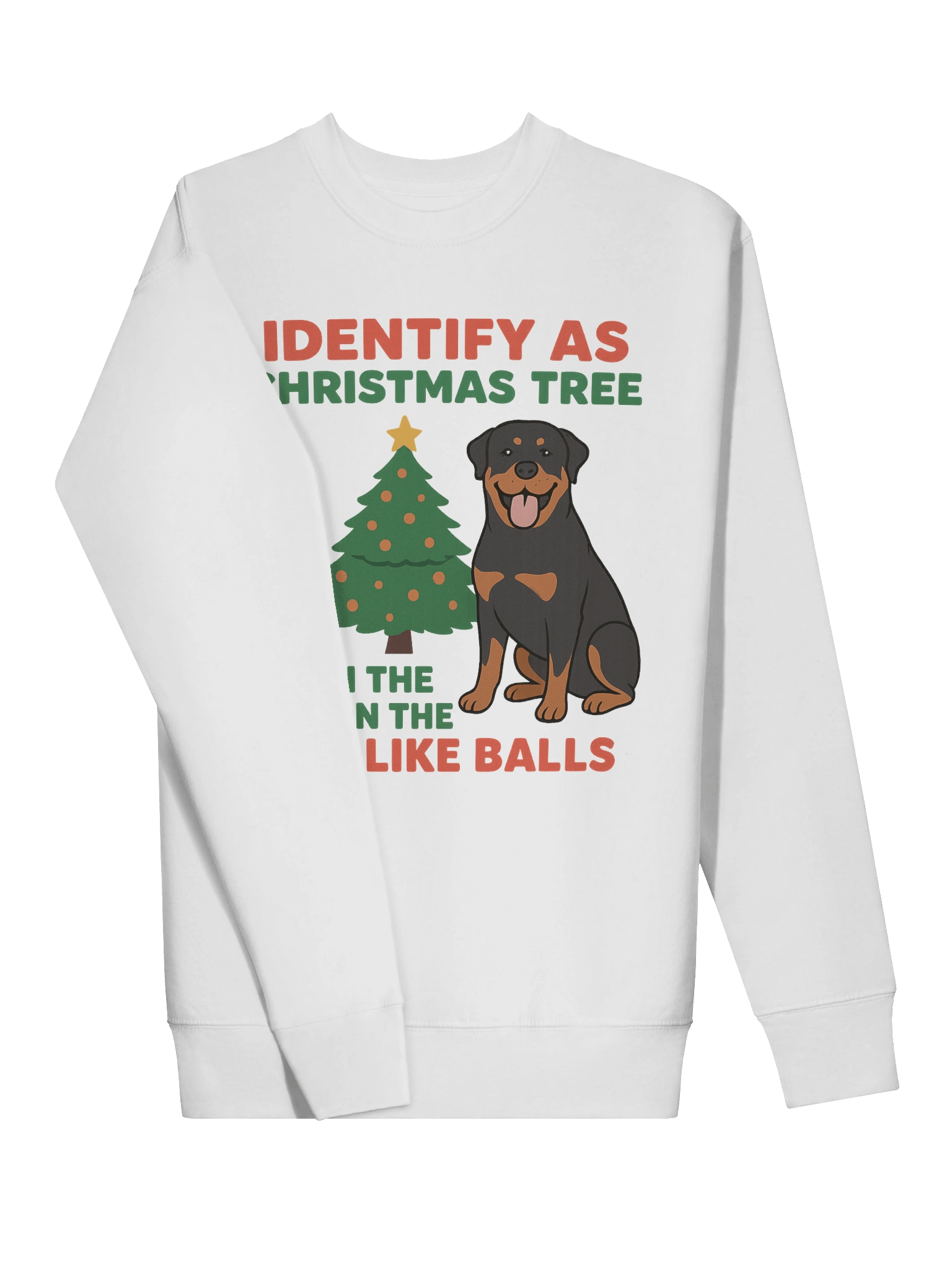 Christmas Tree Rottweiler Premium Sweatshirt product image (19)