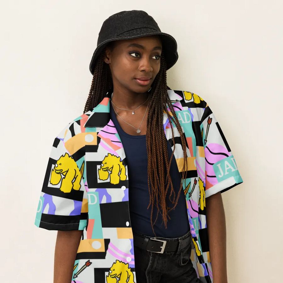 Jad Pastel Abstract Button Up product image (6)