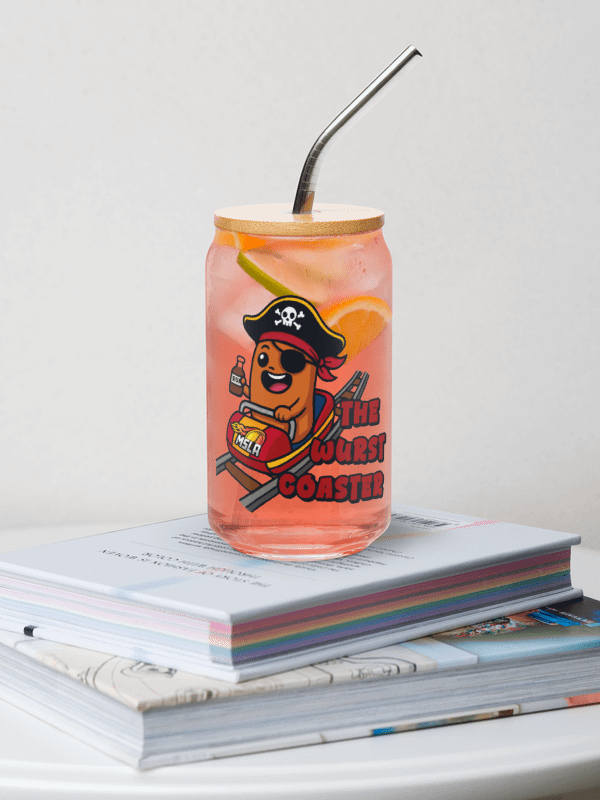 The Wurst Coaster - Can Shaped Glass product image (1)