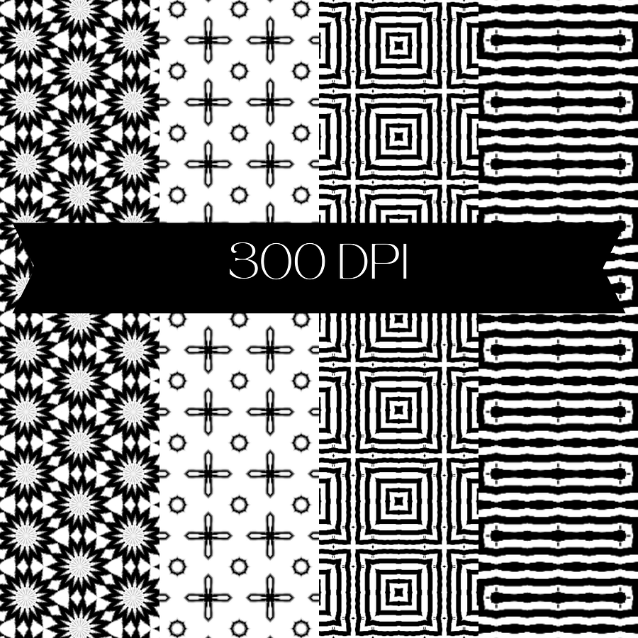Timeless Black and White Tone Paper Pack Bundle product image (8)