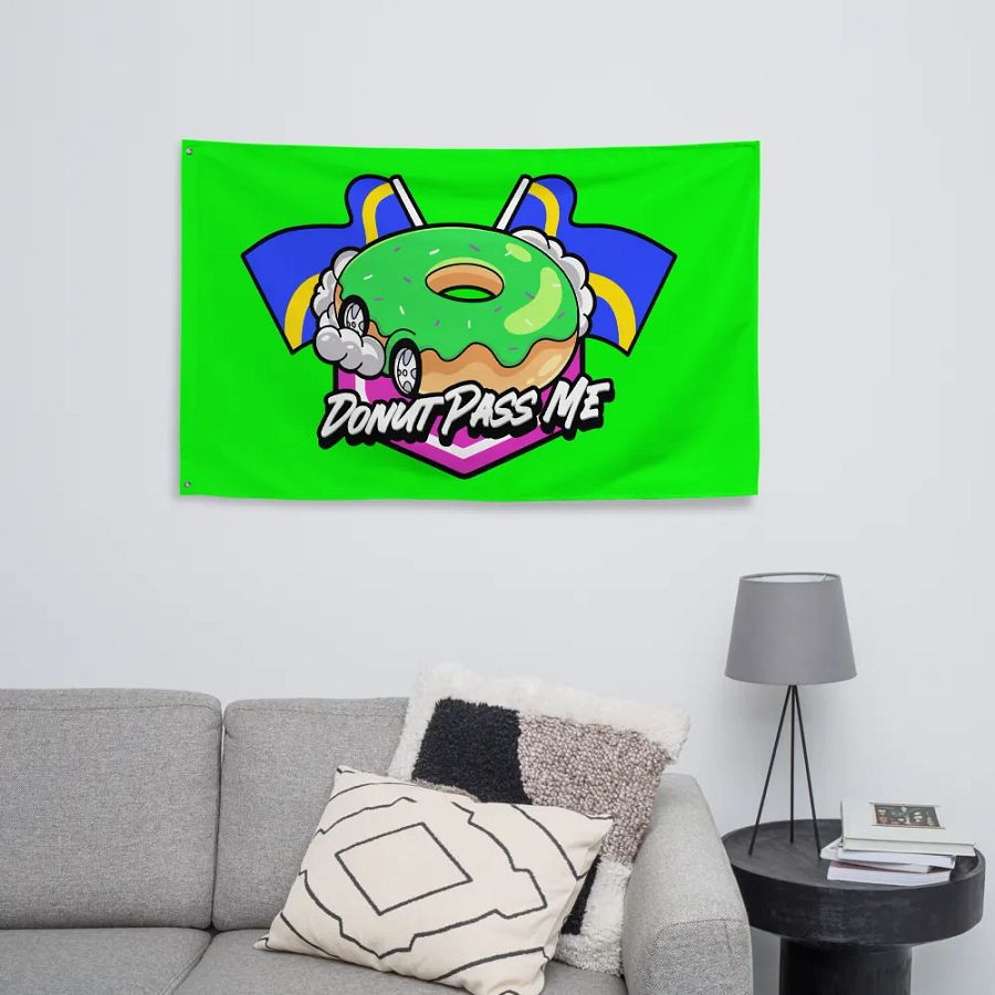Donut Pass Me Flag product image (8)