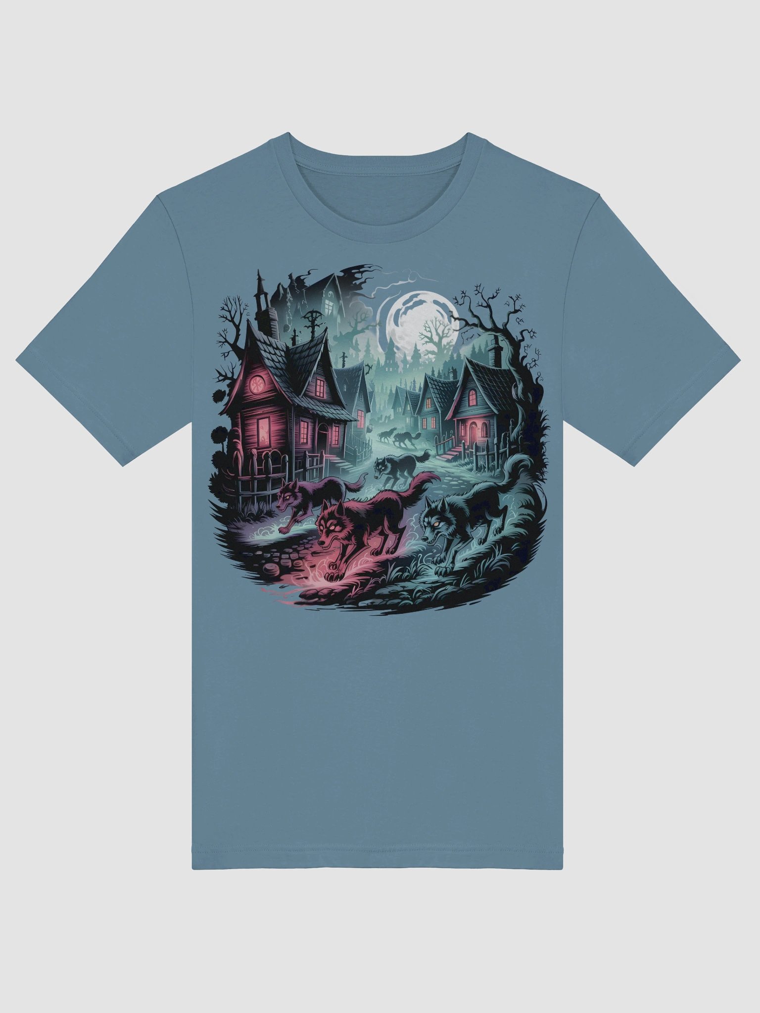 Moonlit Wolves Unisex T-Shirt product image (23)