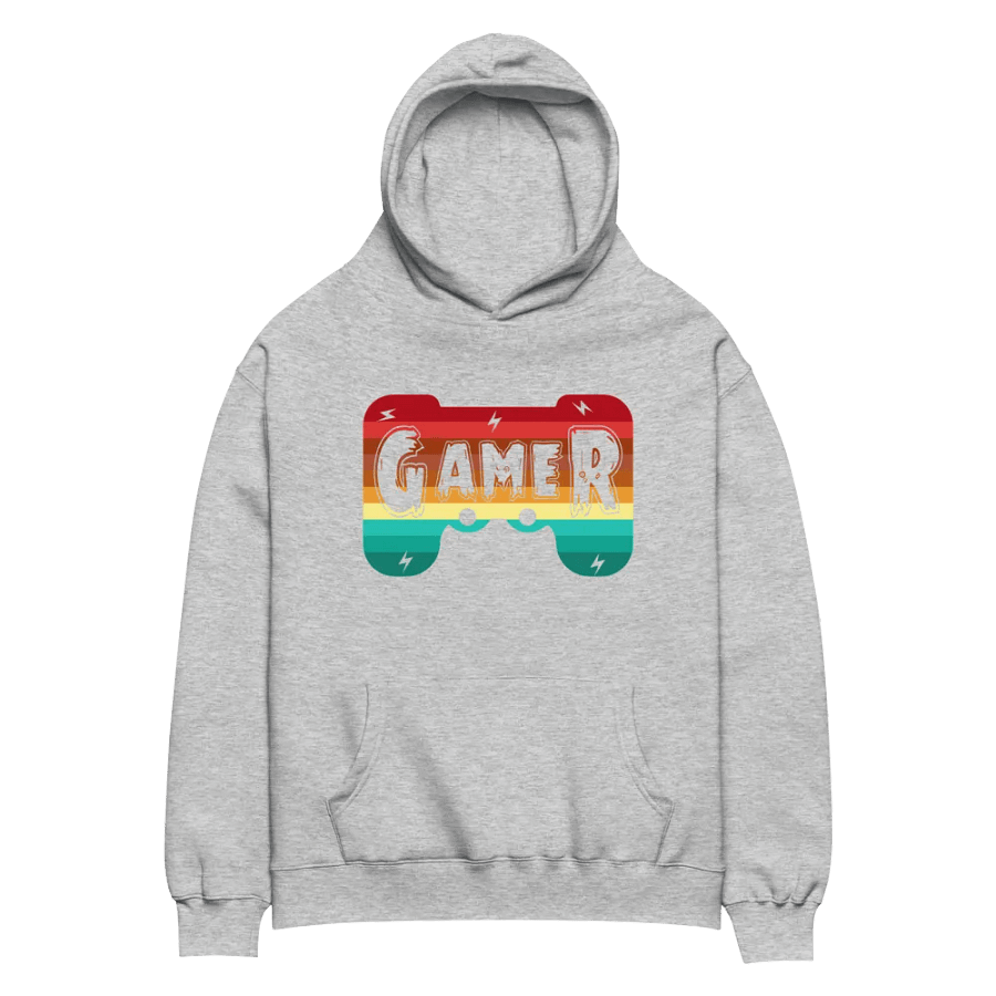 Gamer Vibes Striped Hoodie product image (8)