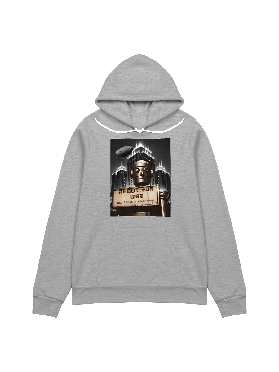 Robot For Hire - Art Deco Hoodie - Vintage Sci-Fi Style product image (5)